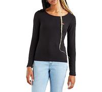 Levi's 2 Pack Two Pack Tee MIN T-Shirt, A0787 LS-Confezione da 2 bustine di tè minerali, Colore Nero e Nero Minerale, S (Pacco da 2) Donna