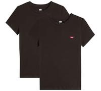 Levi's - Essential - Confezione da 2 T-shirt nere con logo-Nero S
