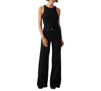 Levi's 318 Shaping Wide Leg Jeans, Soft Black, 31W x 34L Donna