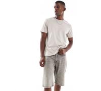 Levi's - 469 - Pantaloncini di jeans ampi da 12" lavaggio grigio W36:12