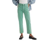 Levi's 501 Crop, Jeans Donna, Dusty Beryl Green 501, 23W / 26L