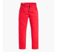 Levi's 501 Crop, Jeans Donna, Script Red 501, 29W / 28L