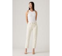 Levi's - 501 - Jeans dritti taglio corto bianchi-Bianco W25 L26