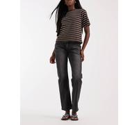 Levi's - 501 Hourglass - Jeans dritti a vita alta lavaggio blu medio-Nero W24 L30