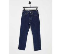 Levi's - 501 - Jeans corti a gamba dritta a vita alta color indaco-Blu W30 L28