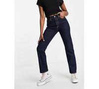 Levi's - 501 - Jeans corti a gamba dritta a vita alta lavaggio blu scuro W24 L30
