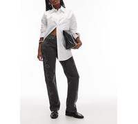 Levi's - 501 - Jeans dritti nero slavato con borchie anni '90 W28 L30