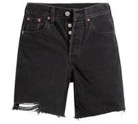 LEVI'S ® Jeans '501® Mid Thigh Short' nero denim, Taglia 33