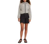 Levi's 501 Mid Thigh Shorts, Pantaloncini di jeans, Donna, Lunar Black, 26