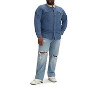 Levi's 501 Original Fit Big & Tall, Jeans, Uomo, Light Indigo Destructed, 44W / 32L