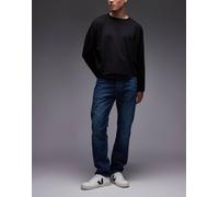 Levi's - 501 Original - Jeans dritti lavaggio scuro-Blu navy W34 L32