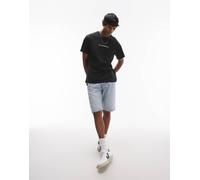 Levi's - 501 Original - Pantaloncini di jeans dritti lavaggio candeggiato-Blu W36 L9