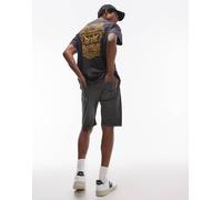 Levi's - 501 Original - Pantaloncini di jeans dritti nero slavato W32 L9