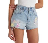 Levi's 501 Original Shorts, Pantaloncini di jeans Donna, Fresh As A Daisy Short, 31W