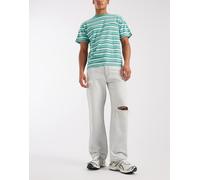 Levi's - 565 - Jeans dritti ampi con strappi lavaggio candeggiato-Blu W33 L34