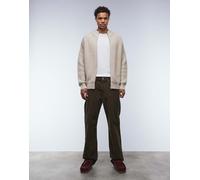 Levi's - 565 - Pantaloni dritti larghi in tessuto a coste marroni con 5 tasche-Marrone W32 L32