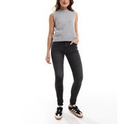 Levi's - 710 - Jeans super skinny nero slavato W26 L30