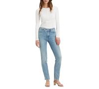 Levi's 712 Slim World Pocket Jeans, Blue Wave Light, 34W x 32L Donna