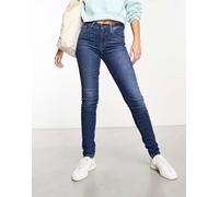 Levi's - 721 - Jeans skinny blu scuro a vita alta-Blu navy W24 L32