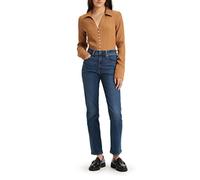 Levi's 724 High Rise Straight, Jeans Donna, Blu (Blue Wave Dark), 33W / 32L