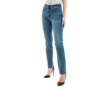 Levi's 724 High Rise Straight, Jeans Donna, Blu (Blue Wave Mid), 31W / 30L