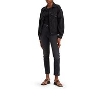 Levi's 724 High Rise Straight, Jeans Donna, Nero (Never Forget), 34W / 32L