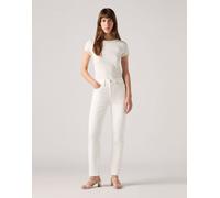 Levi's - 724 - Jeans western dritti a vita alta colore neutro-Bianco W30 L30