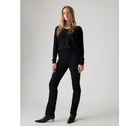 Levi's - 724 - Jeans western dritti a vita alta neri-Nero W27 L28