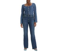 Levi's 725 High Rise Bootcut, Jeans Donna, Blu ( Blue Wave Dark ), 34W / 32L