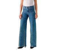 Levi's 728 Tailored HR Wide Leg Jeans, Mosey Mid Stone, 28W x 30L Donna