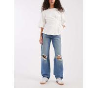 Levi's - '94 - Jeans con strappi sulle ginocchia larghi blu medio W26 L31