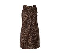 Levi's - Vestito a trapezio in denim leopardato anni '90-Marrone L