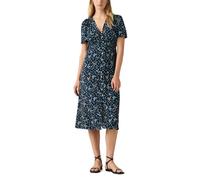 Levi's Abito da Donna Paola SS Crepe Midi Casual, Mavis Floral Blue As, S, Mavis Floral Blue Come, S