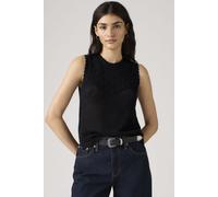 Levi's Adrienne Crochet Tank Top Black Taglia: L | Canottiere Outlet | Donna | Nero