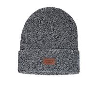 Levi's Berretto Classico in Maglia Invernale con Cappuccio Foderato in Pile per Uomini e Donne, Grigio Marled, Taglia Unica Unisex-Adulto