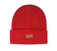 Levi's all- Season Hero Beanie Soft Knit Cuffed Winter Hat, Warm & Comfortable Everyday Style Berretto, Rosso, Taglia Unica Uomo