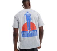 Levi's - Archive - T-shirt vintage color grigio mélange con stampa "Ski Rodeo" sul retro S