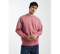 Levi's Authentic - Felpa girocollo rosso slavato tinta in capo L