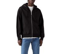 Levi's Authentic Full Zip Maglia di Tuta, Black Agate Garment Dye F Black Agate, XS Uomo