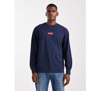 Levi's - Authentic - T-shirt a maniche lunghe comoda nera con stampa sul retro-Nero M