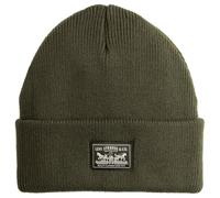 Levi's Berretto BACKPATCH BEANIE in maglia con etichetta sul retro Verde Taglia Unica