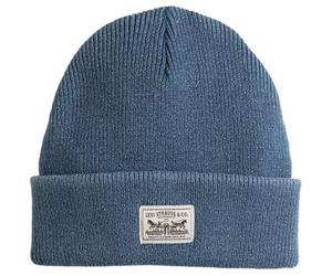 Levi's Backpatch Beanie Berretto da Uomo Color Dusky Indigo, Taglia Unica, Dusky Indaco, Taglia Unica