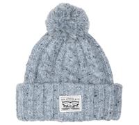 Levi's Backpatch Pom Beanie, Grigio Chiaro, Taglia Unica Donna
