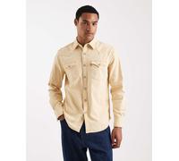 Levi's - Barstow - Camicia vestibilità standard stile western beige kaki tinta in capo-Neutro M