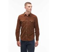 Levi's - Barstow - Camicia vestibilità standard stile western in tessuto a coste color cuoio-Marrone M