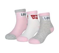 Levi's Batwing Mid Cut 3Pk, Calzini casual Bambini e ragazzi, Rosa (Fairy Tale), 5-7 anni