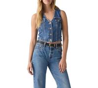 Levi's Bella Denim Corset T-Shirt, Yeah Look Ndp, S Donna