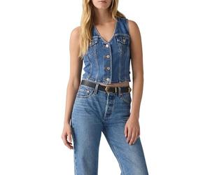Levi's Bella Denim Corset Top da Donna, Yeah Look Ndp, S