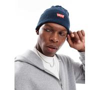 Levi's - Berretto color blu navy con logo batwing ricamato rosso One Size