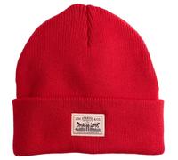 Levi's Backpatch Beanie Berretto, Rosso ritmico, Taglia Unica Uomo